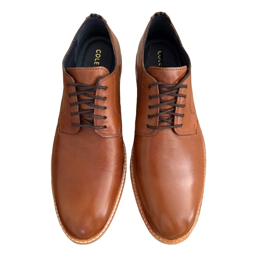 Cole Haan Men's Tan Leather Oxfords